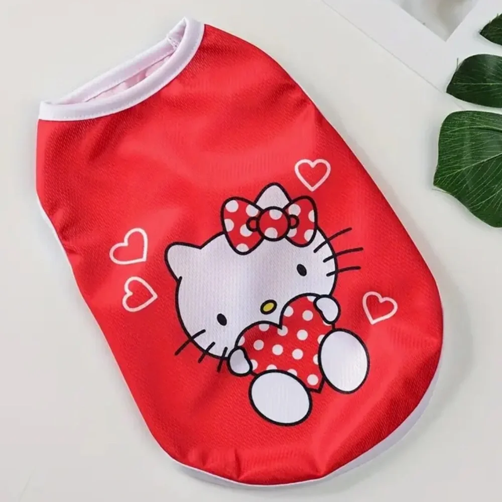 Hello Kitty Pink or Red Pet Vest Shirt for Small Pet - You Choose